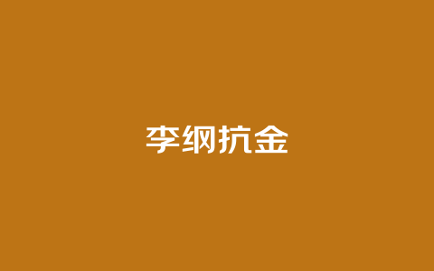 李纲抗金